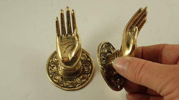 Size #7 Brass Buddha Hand Mudra Shuni