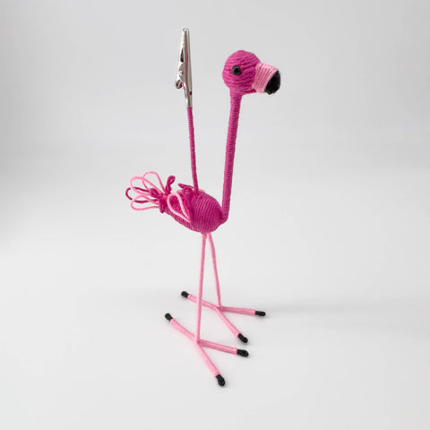Besties- Whimsical- Clip Stand Flamingo
