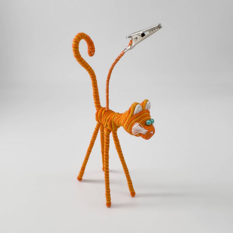 Besties- Whimsical- Clip Stand : Cat (Orange)