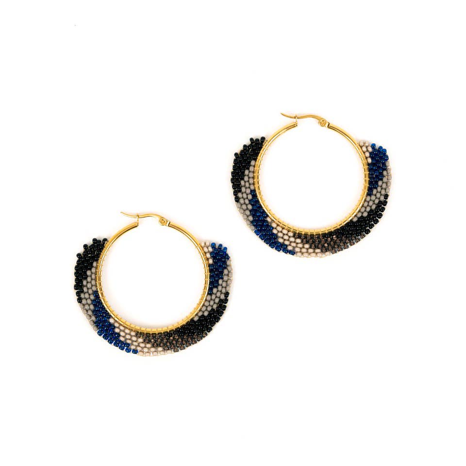 Swirl Hoop Earrings