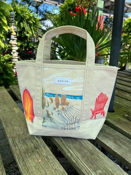 HAND PAINTED TOTE