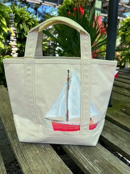 HAND PAINTED TOTE