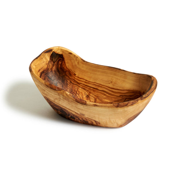 Rustic Olive Wood Snack Dish