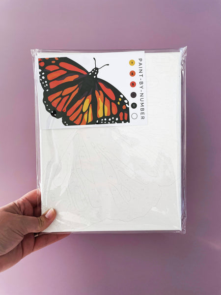Monarch Butterfly Paint-By-Number