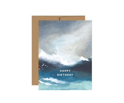 Ocean Happy Birthday Greeting Card