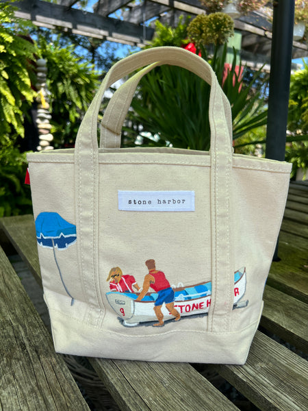 HAND PAINTED TOTE