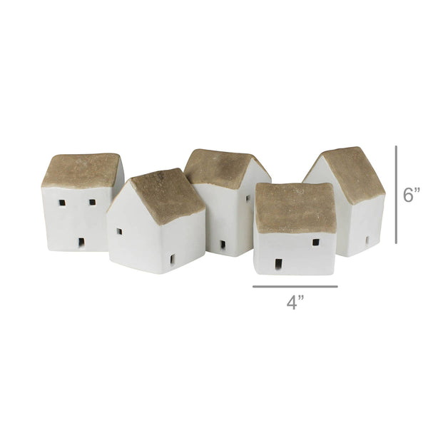Cottages, Ceramic -