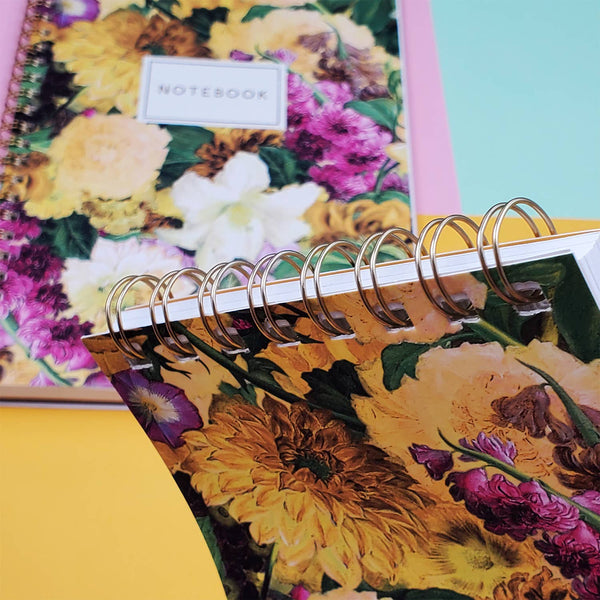 Medium Spiral Notebook - Bouquet