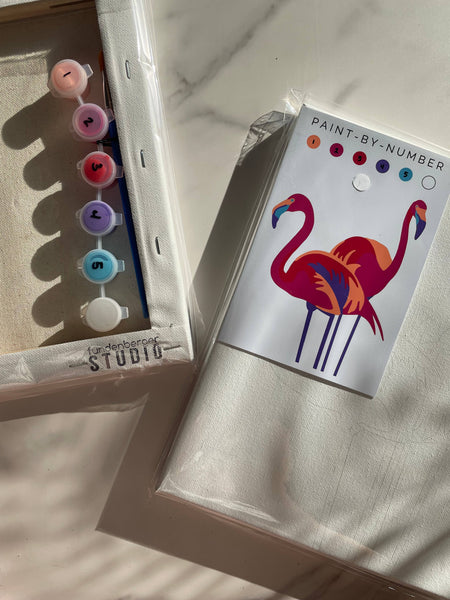 Flamingos Paint-By-Number