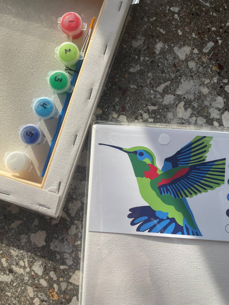 Hummingbird Paint-By-Number