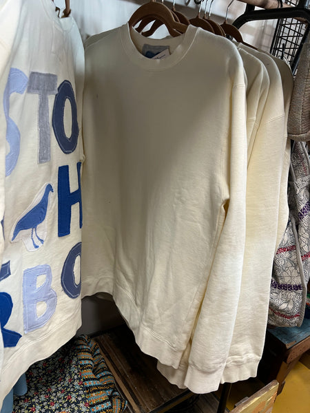 Stone Harbor SWEATSHIRT ONE-OF-A-KIND PATCHWORK
