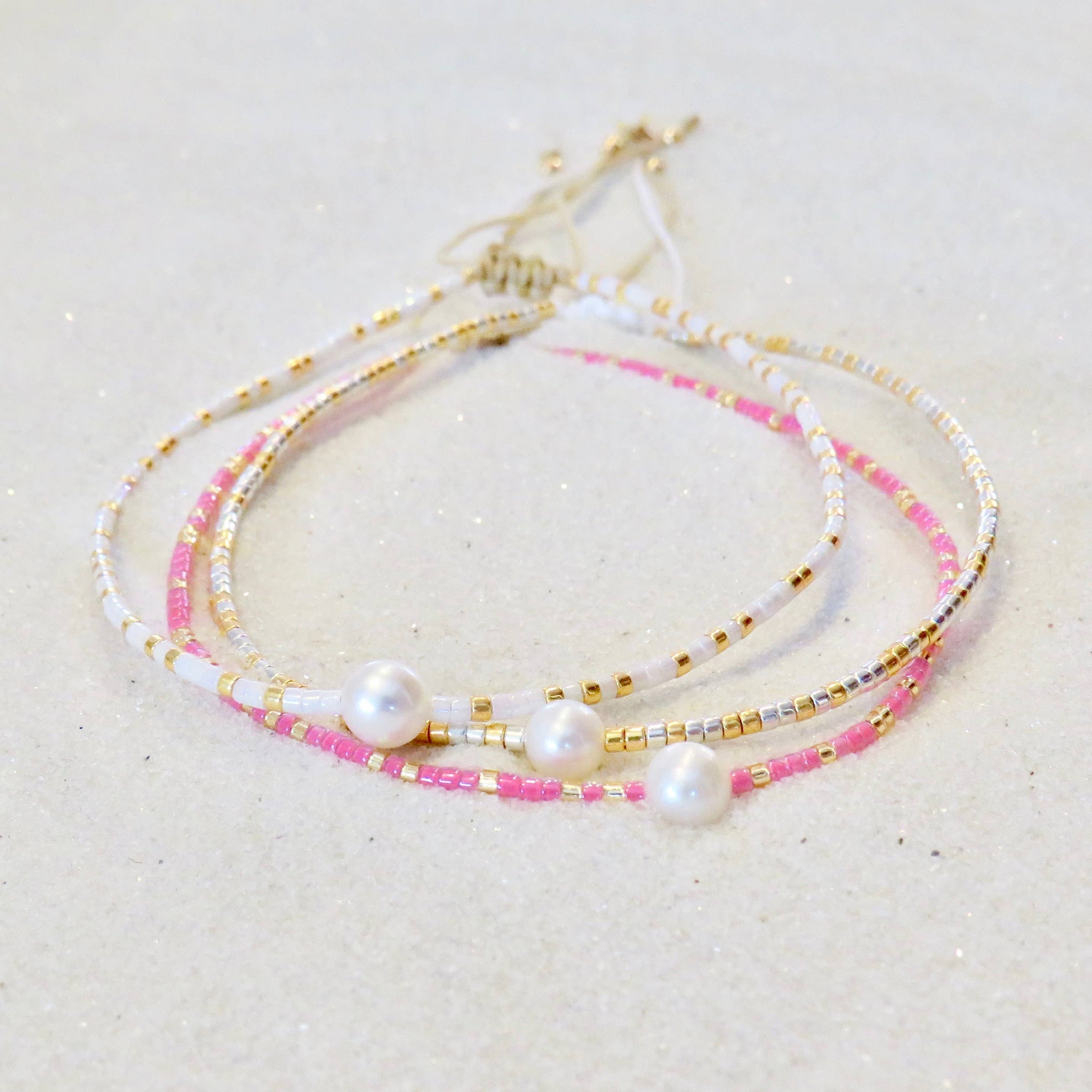 Dainty Anklet Freshwater Pearl  $18