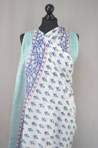 Beach  Sarong   - Teal Motif