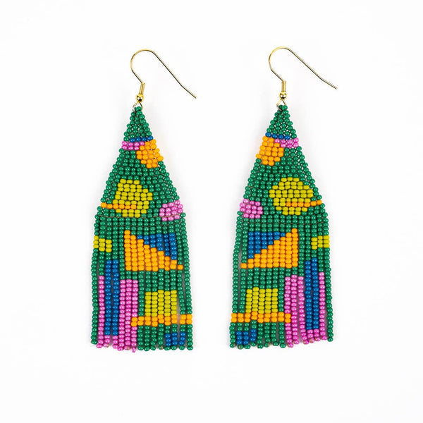 Shapes Fringe Earrings