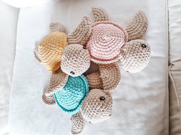 Plush Crocheted Turtle