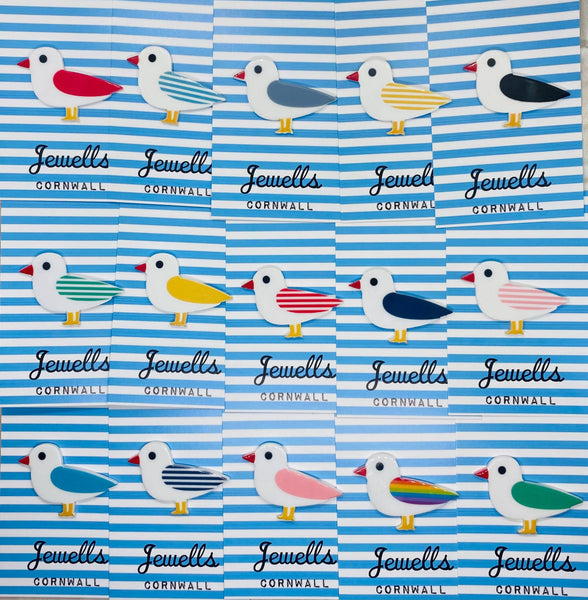 Seagull Resin Fridge Magnet coastal nautical 23 colours