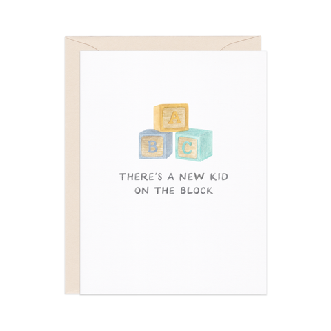 New Kid On The Block — Pop Culture Inspired Baby Card