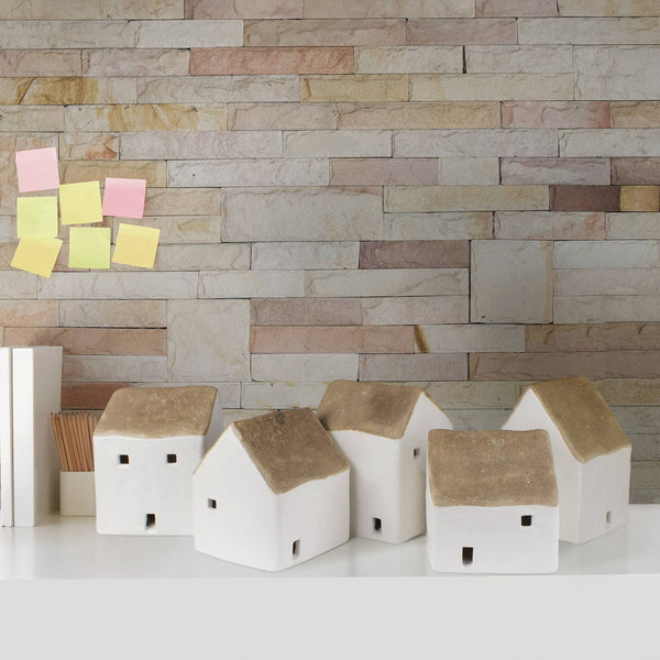 Cottages, Ceramic -