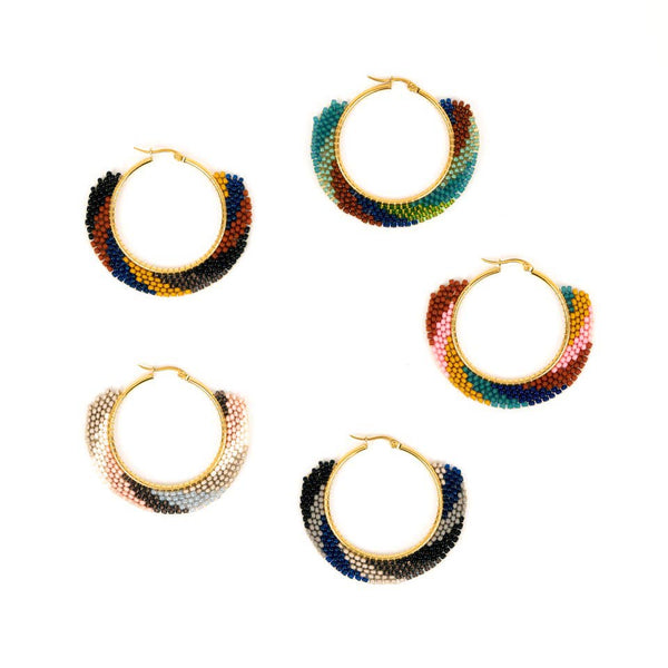 Swirl Hoop Earrings