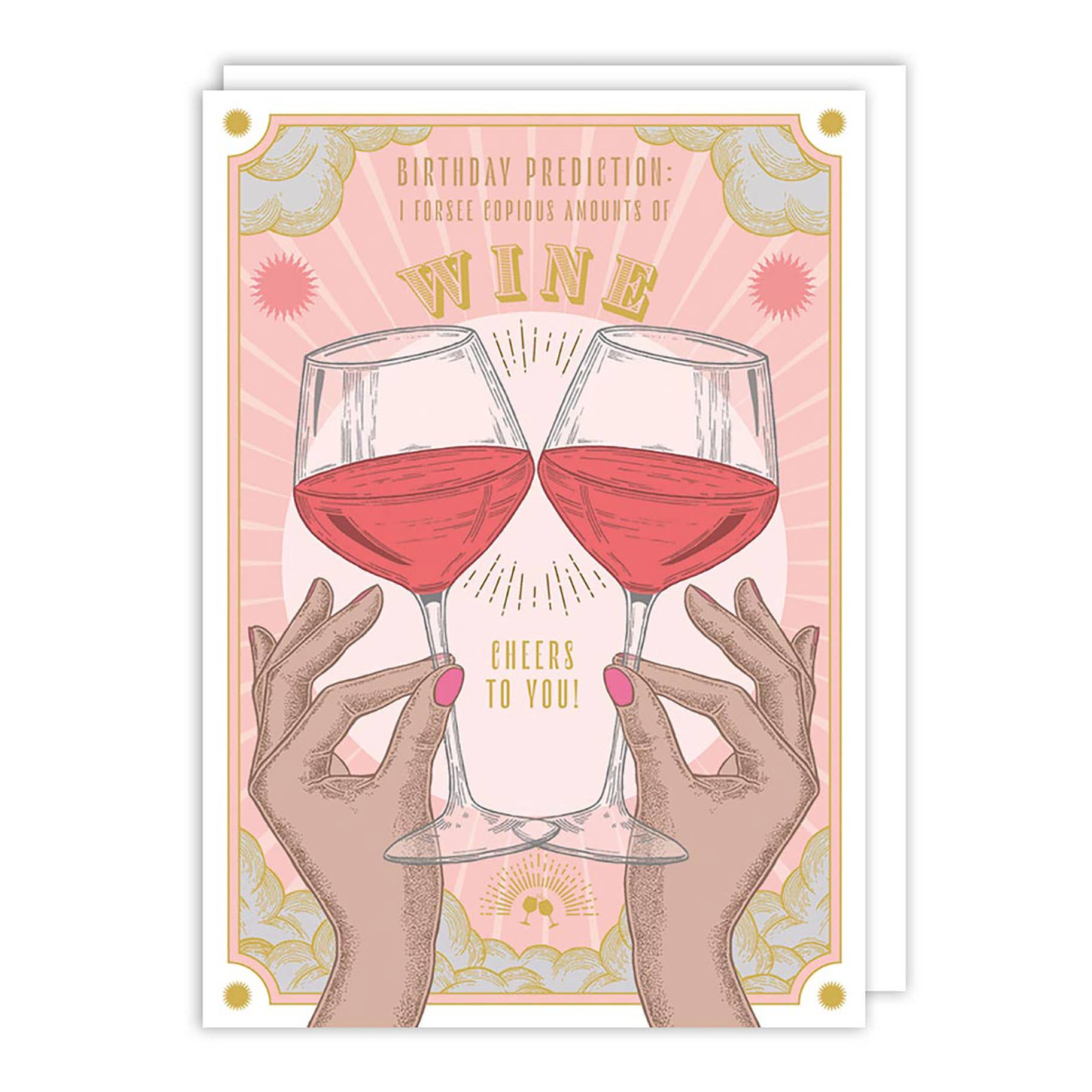 Prediction Wine Birthday Card