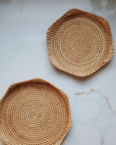 Natural Rattan Woven Tray