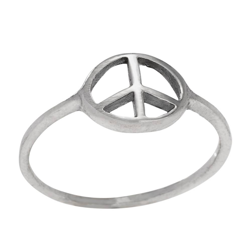 Peace Ring Sterling Silver $16