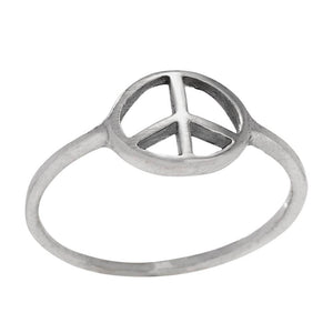 Peace Ring Sterling Silver $16