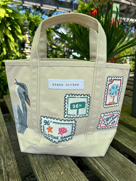 HAND PAINTED TOTE