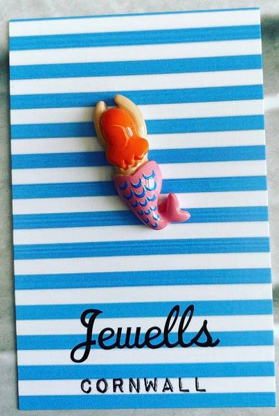 Swimmers Swimming Resin Pin Pink Backless