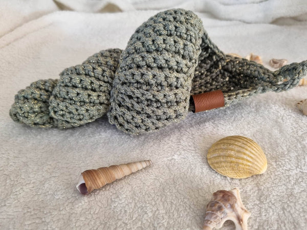 SM - Crocheted Shell basket