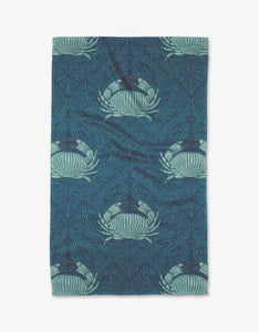 Blue Crab Tea Towel