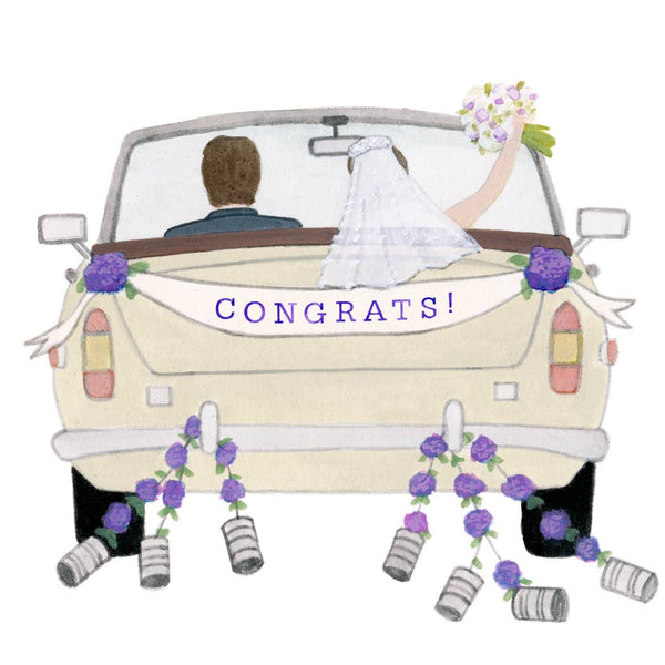 Congrats Wedding Car