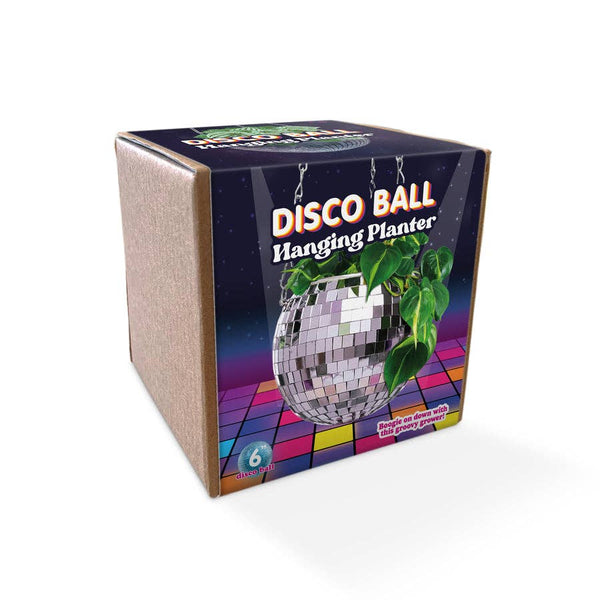 Disco Ball Hanging Planter (6in)