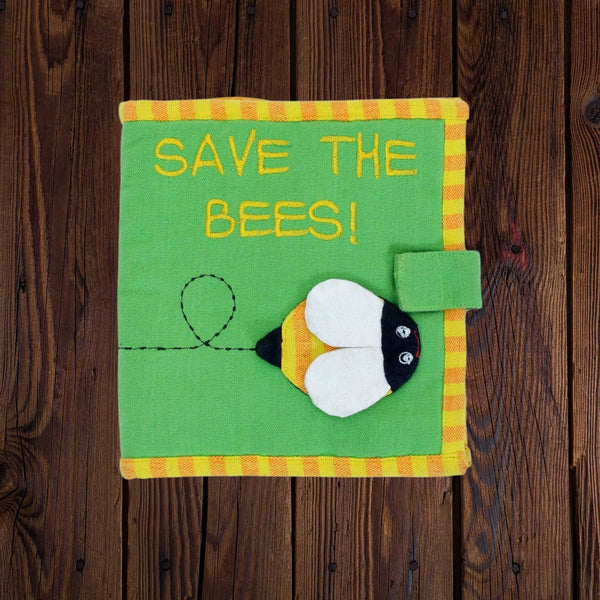 Fabric Kids' Book - Save the Bees (w)