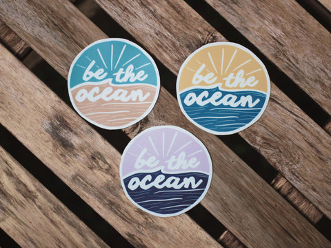 Be The Ocean All-weather Sticker