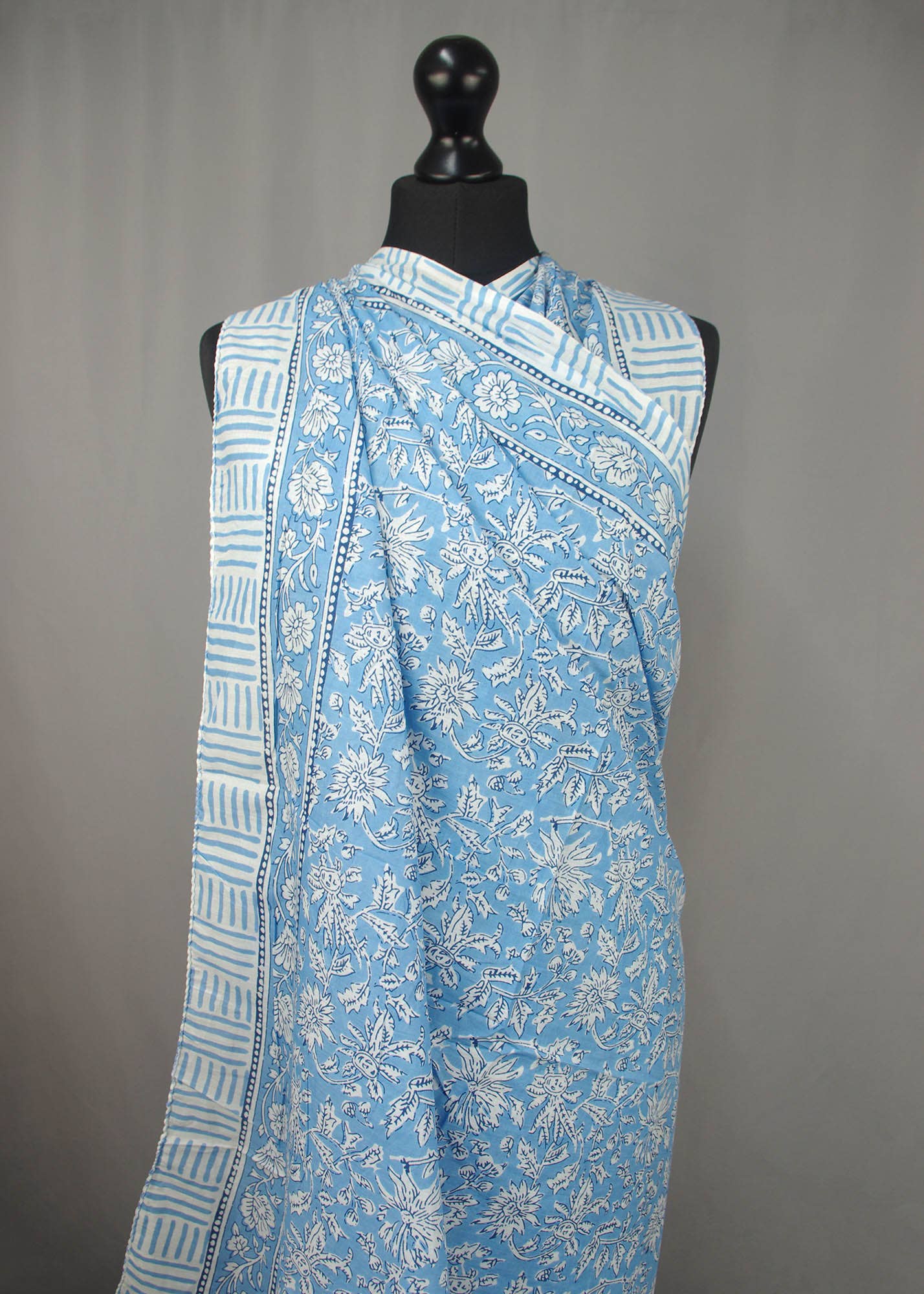 Beach  Sarong - Blue Jaal