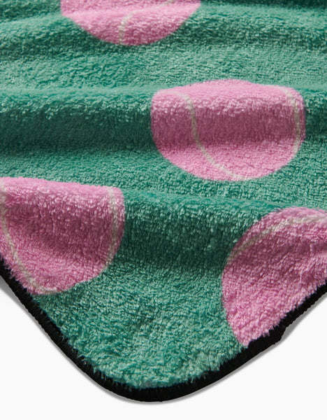 Pink Ball Plush Towel