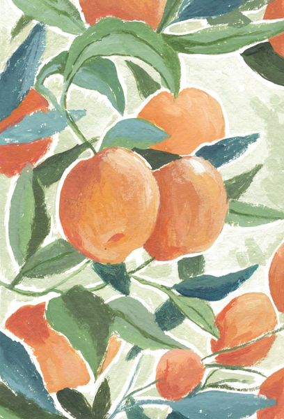 Your'e a Peach Greeting Card