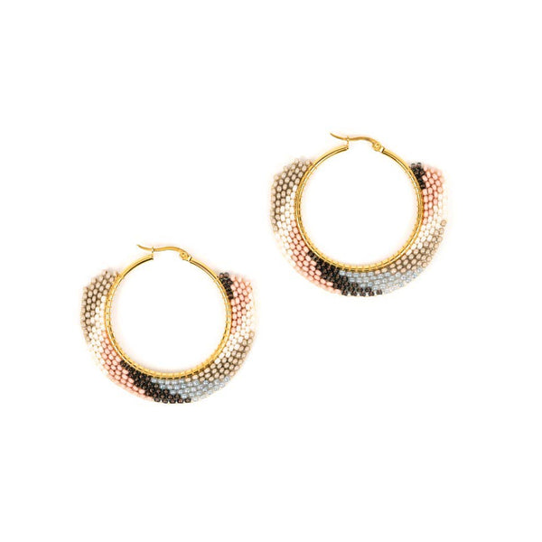 Swirl Hoop Earrings