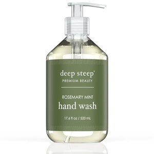 Argan Oil Liquid Hand Wash - Rosemary Mint 17.6oz