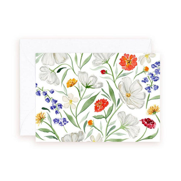 Mini Card - Dainty Spring Florals Enclosure Card