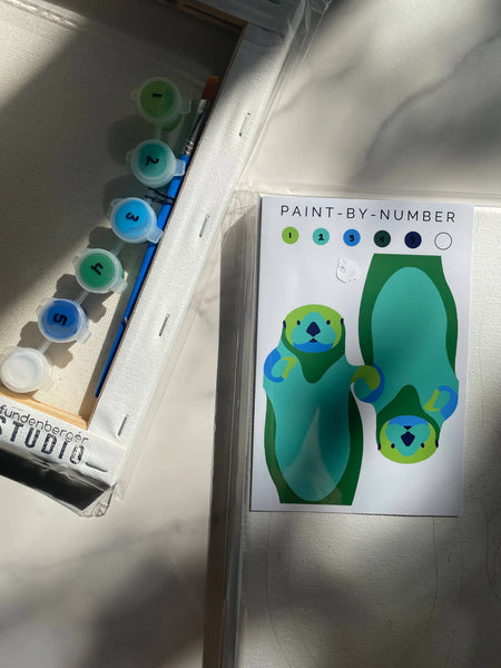Otters Paint-By-Number