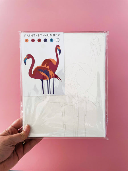 Flamingos Paint-By-Number