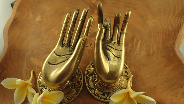 Size #3 Brass Buddha Hand - RIGHT