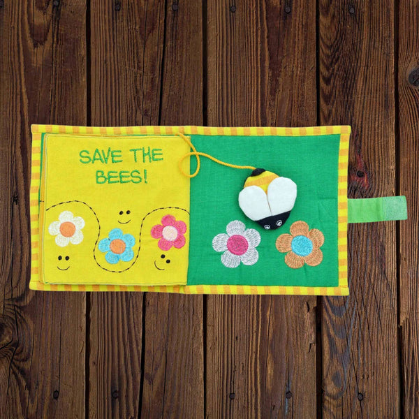 Fabric Kids' Book - Save the Bees (w)