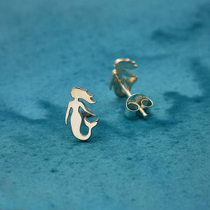 Mermaid Post Earrings