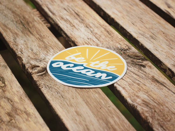 Be The Ocean All-weather Sticker