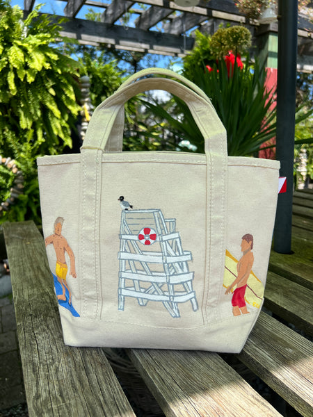HAND PAINTED TOTE