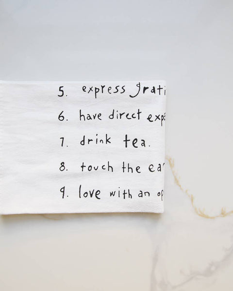 'To Do List' Towel