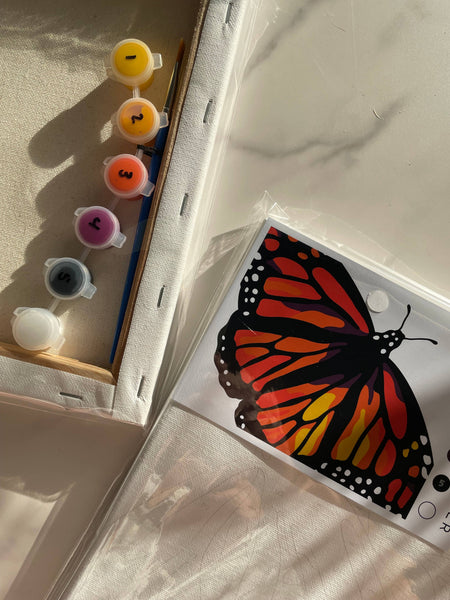 Monarch Butterfly Paint-By-Number